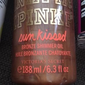 Vs PINK sun kissed bronze shimmer oil